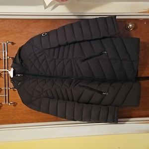 Womens Nautica long winter coat, size XL, dark green